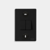 Imagen de INTERRUPTOR DOBLE 10A ANTRACITA VIMAR