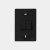 Imagen de INTERRUPTOR DOBLE 10A ANTRACITA VIMAR